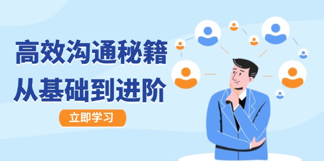 高效沟通技巧：从基础到进阶的成长指南，图文音频全攻略-54创业网