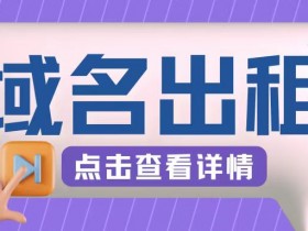 小白必看：冷门域名出租项目揭秘，简单粗暴赚钱玩法-54创业网