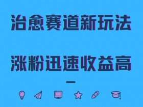 治愈文案+奶奶形象：治愈赛道涨粉快收益高的新玩法揭秘-54创业网