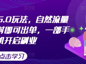 闲鱼虚拟5.0副业玩法：手机操作3小时出单，自然流量暴增攻略-54创业网