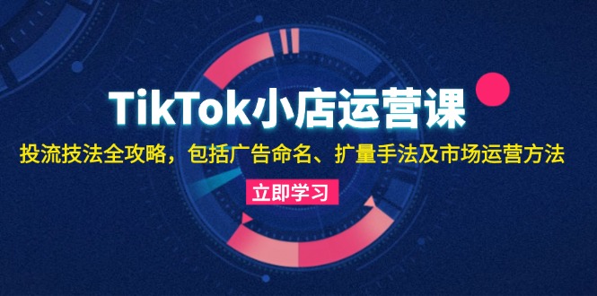 TikTok小店投流广告教程：广告命名+扩量手法+运营方法全攻略-54创业网