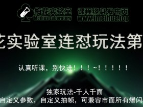 梅花实验室视频号连怼玩法第十期：FF助手万能爆闪AB处理，社群专享课更新-54创业网