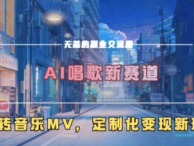 AI唱歌赚钱：定制音乐MV制作变现新玩法，轻松玩转AI音乐-54创业网