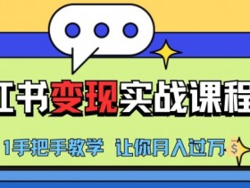 小红书推广实战训练营：0-1变现攻略，手把手教你月入过万秘籍-54创业网