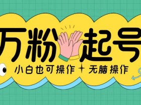 2天必起千粉！无脑涨万粉方法揭秘，单日收益2张，小白轻松上手-54创业网
