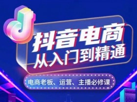抖音电商运营全攻略：账号、流量、人货场、主播、店铺5大核心玩法-54创业网