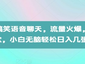 AI语音聊天爆火：小白轻松日入千元，AI搞笑配音揭秘-54创业网