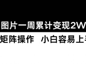 小红书卖图片赚钱：新手1周变现2W+的图片销售秘籍-54创业网