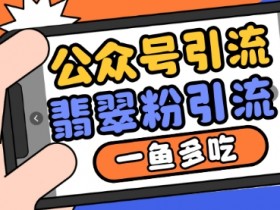 翡翠粉引流秘籍：公众号如何用推荐和搜一搜流量一鱼多吃-54创业网
