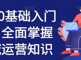 私域运营0基础入门课：从小白到高手，全面掌握私域流量变现技巧-54创业网