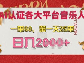 AI音乐人申请攻略：日入60单详细教程，新手必看【平台认证揭秘】-54创业网