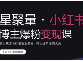 小红书变现秘籍：爆粉技巧+商业逻辑，轻松进阶变现大咖-54创业网