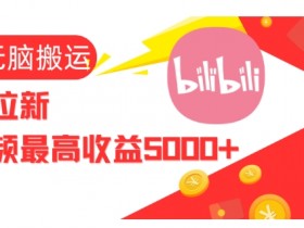 B站网盘拉新项目揭秘：视频搬运轻松赚5k+，无脑操作真暴利！-54创业网