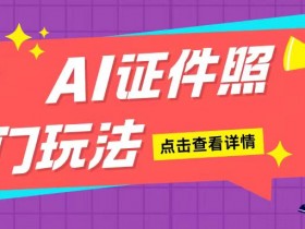 AI证件照赚钱秘籍：新手单日200+无脑操作大公开-54创业网