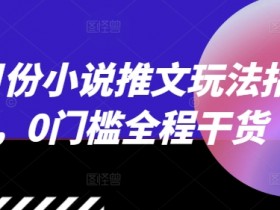 12月小说推文赚钱攻略：0门槛新手必看，全程干货无套路-54创业网