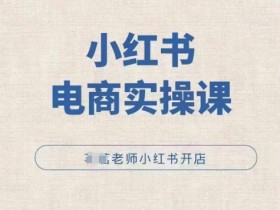 小红书开店教程：0基础电商实操课，手把手教你爆单技巧-54创业网