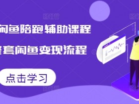 2024闲鱼赚钱攻略：全套陪跑课程手把手教你闲鱼变现流程-54创业网