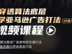亚马逊广告SP打法揭秘：从算法底层到实操，突破表层方法局限-54创业网