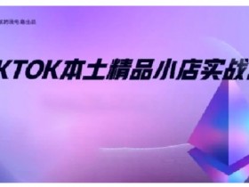 TikTok小店出海实战：0-1入门到高阶运营秘籍-54创业网
