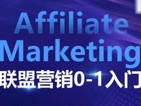 联盟营销入门：0-1掌握Affiliate Marketing基本逻辑、平台运作与联盟客实战-54创业网