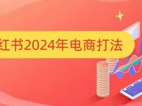 2024年小红书电商爆单攻略：3步打造高转化店铺实战教程-54创业网