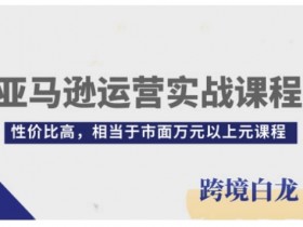 亚马逊运营课程：从入门到精通，实战教学性价比超高，媲美万元培训-54创业网