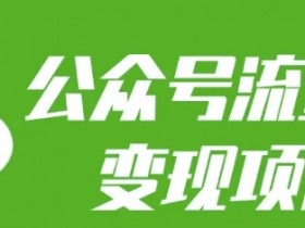 公众号流量主变现：每天2小时轻松赚5000，适合普通人的副业项目-54创业网