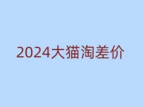 2024大猫淘差价课程：新手零基础学无货源电商，轻松开店赚钱-54创业网