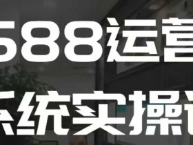 1688高阶运营系统实操课：快速掌握1688店铺核心玩法，提升流量转化-54创业网