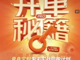 淘宝开单秘籍PRO：淘天实战陪跑计划，7天突破运营瓶颈-54创业网