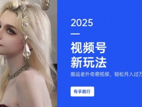 老外奇葩视频搬运：每天1小时撸视频号分成，新手小白轻松月入过万-54创业网