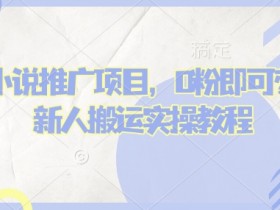 0粉变现：蛋花小说推文搬运实操教程，新手快速赚钱指南-54创业网