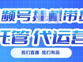 视频号直播带货托管代运营：每月多赚3000+的实战技巧揭秘-54创业网