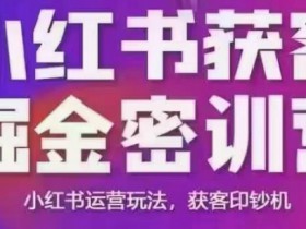 小红书运营玩法：线下课录音+PPT照片，打造获客印钞机-54创业网