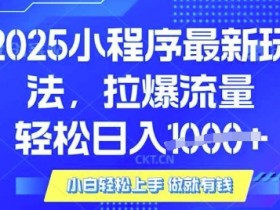 25年最新小程序升级玩法：腾讯平台广告被动收益揭秘，轻松日入多张-54创业网