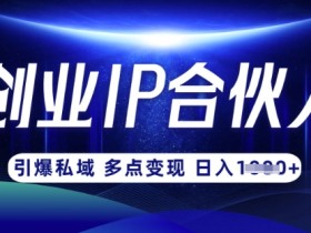 云帆创业IP合伙人3.0：0基础做网创月入过万实战教程-54创业网
