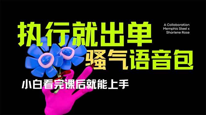 开车导航语音包爆火全网：小白看完秒上手，执行就出单！-54创业网