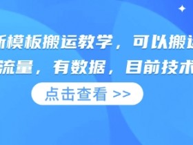快手搬运模板教学：稳定技术轻松搬运任何赛道，流量数据双爆-54创业网