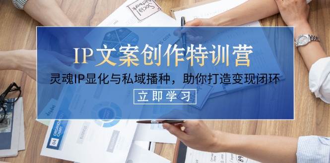 14节IP文案课：打造灵魂IP+私域变现闭环，速成吸金文案高手-54创业网