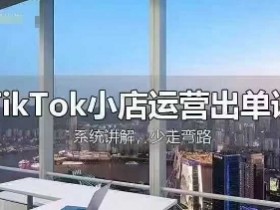 TikTok小店运营出单课：从开店选品到发货回款全流程实操教学-54创业网