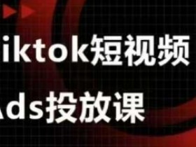 TikTok广告投放课：从0到1掌握短视频广告投放技巧-54创业网