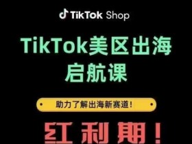 TikTok美区出海红利课：启航新赛道，轻松赚美金-54创业网
