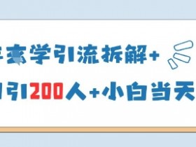 25年国学引流拆解：单日引200人，小白当天变现秘籍-54创业网
