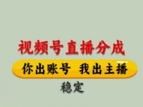 视频号直播分成招募：全程托管轻松月入8k，揭秘变现秘籍-54创业网