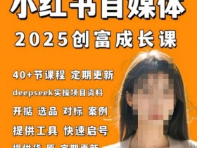 小红书电商赚钱课2.0：自媒体实战训练营，手把手教你创富-54创业网