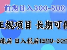 五一节高收益项目揭秘：新手日赚300-500，熟练后轻松日入1.5K！-54创业网